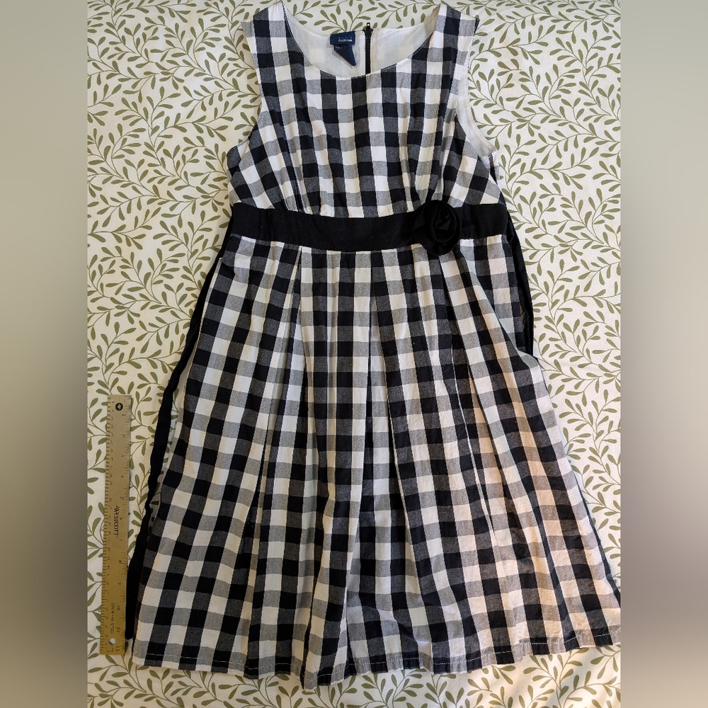 Basic editions cotton gingham dress 14/16